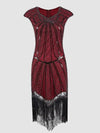 Robe Charleston Année 20 Rouge