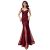 Robe Gatsby à Paillettes Dorées