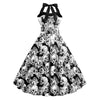 Robe Rockabilly Halloween Tête de Mort