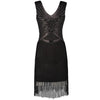 Robe Évasée à Paillettes Vintage