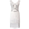 Robe Évasée à Paillettes Vintage