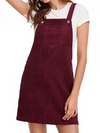 Robe Salopette Velours Côtelé