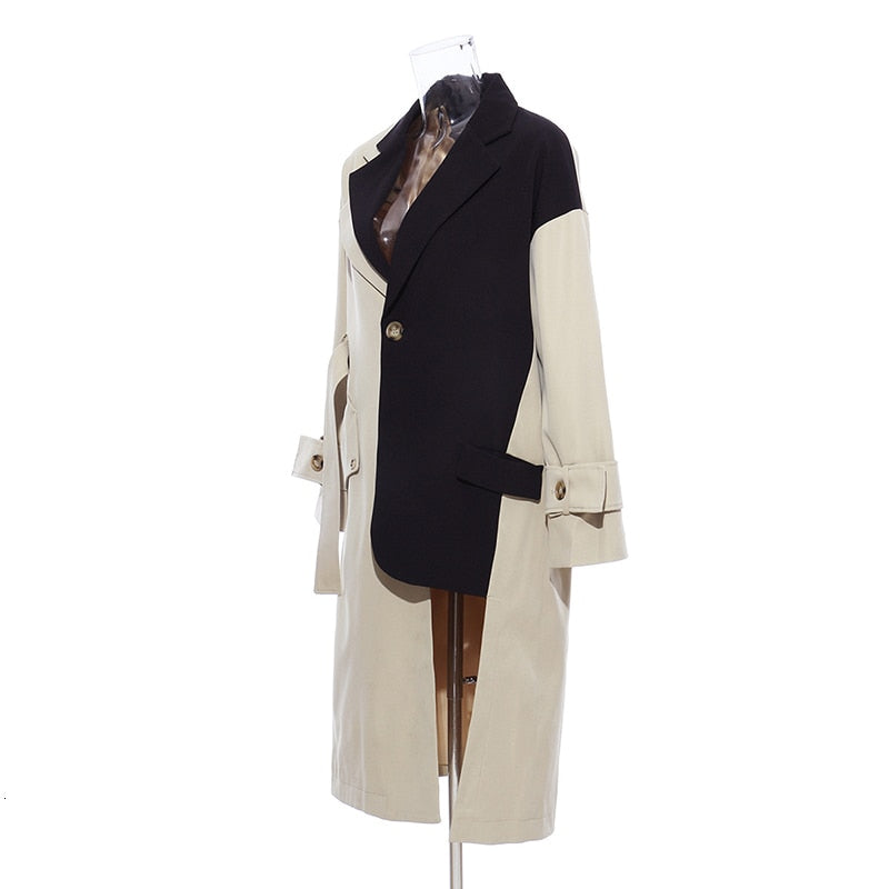 Manteau Long Retro Vintage