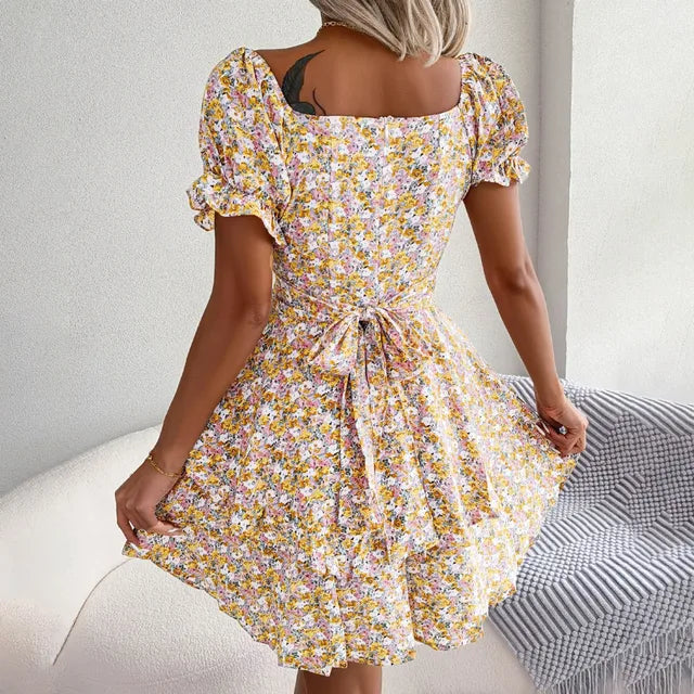 Robe à Petite Fleurs Vintage