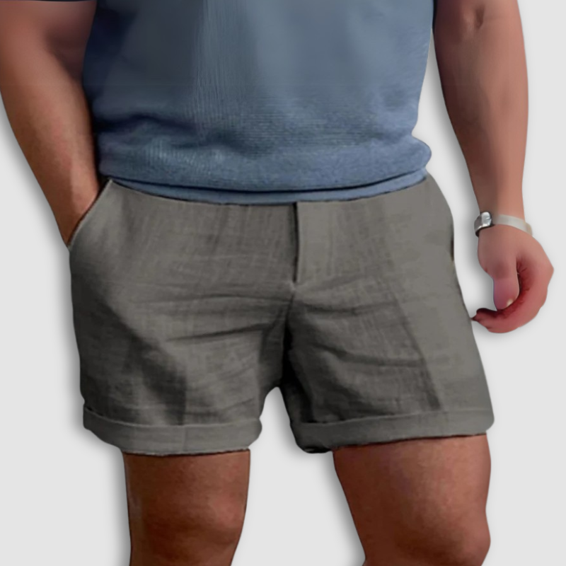 Short Lin Artisanat Raffiné