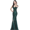 Robe Gatsby à Paillettes Dorées