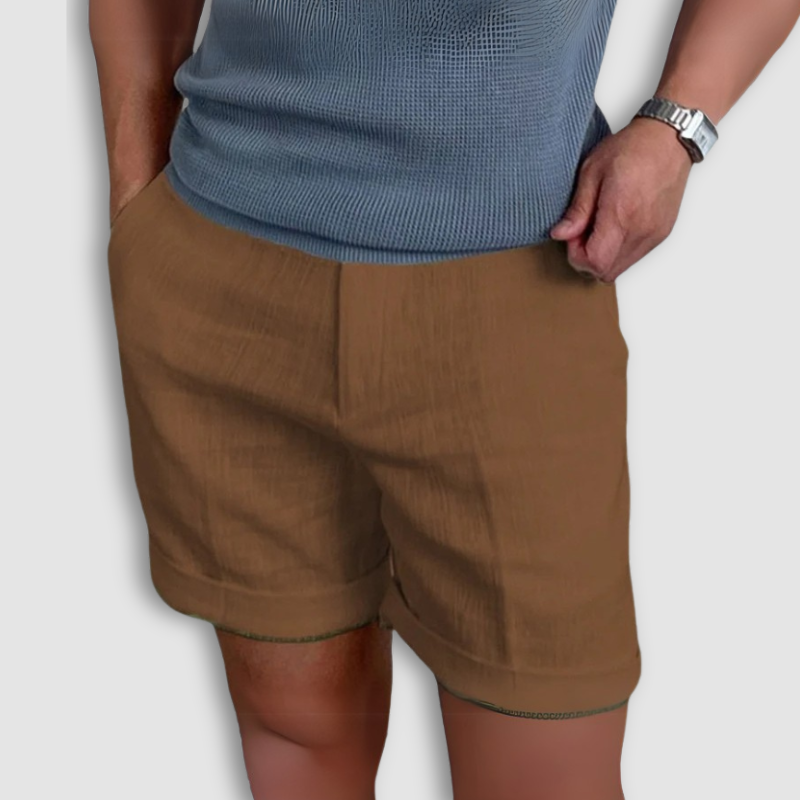 Short Lin Artisanat Raffiné