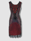 Robe Gatsby Courte Rouge et Noire