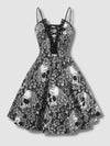 Robe Rockabilly Tête De Mort