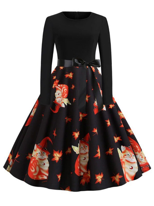 Robe Rockabilly Esprit Halloween