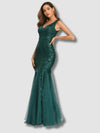 Robe Gatsby Mariage Vert Émeraude