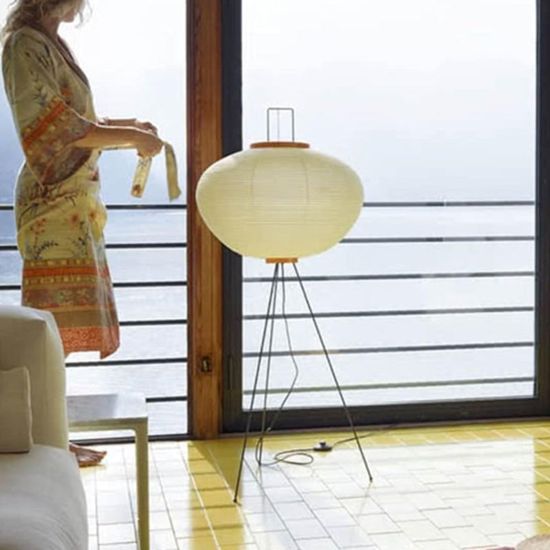 Lampe Lanterne en Papier de Riz Japonais