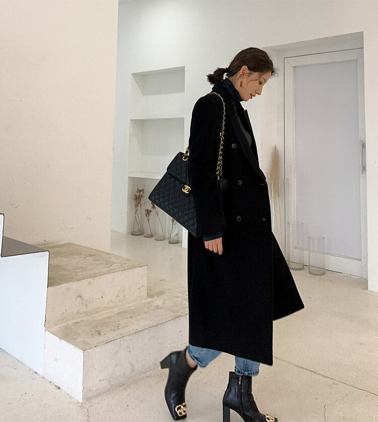 Manteau Long Femme Vintage