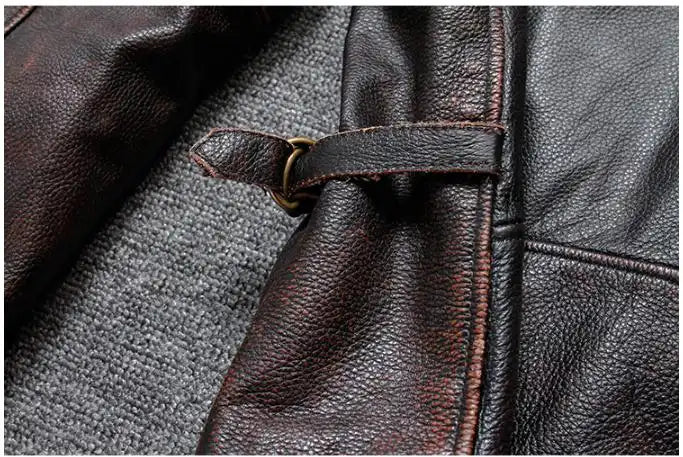 Blouson Cuir Homme Vintage