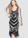 Robe Année 20 Vintage Argent