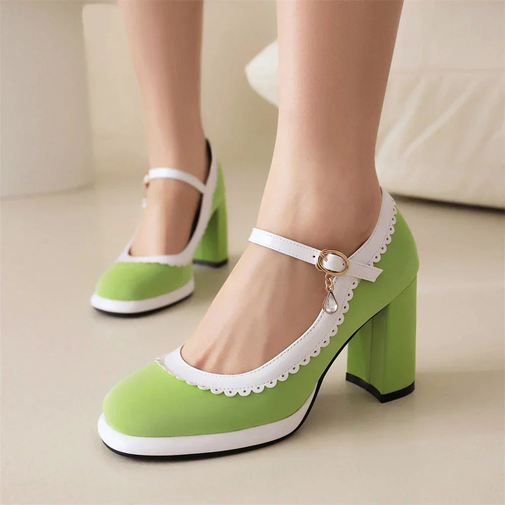 Chaussure Vintage Femme Pin Up