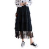 Vintage Long Ruffled Skirt