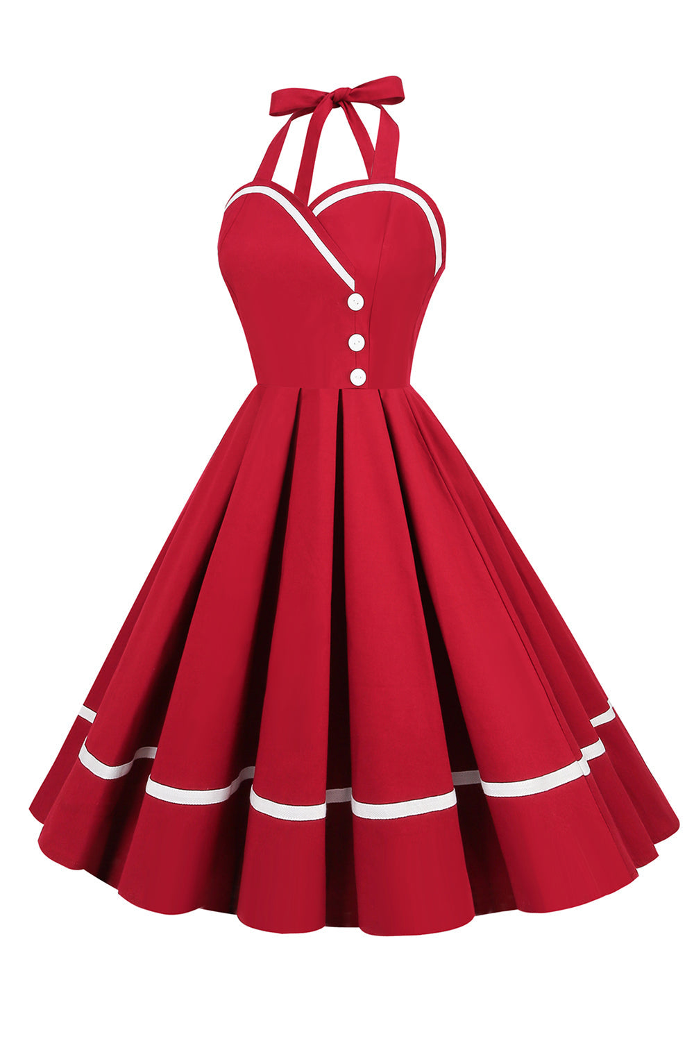 Robe Pin Up Vintage en Col V des années 50