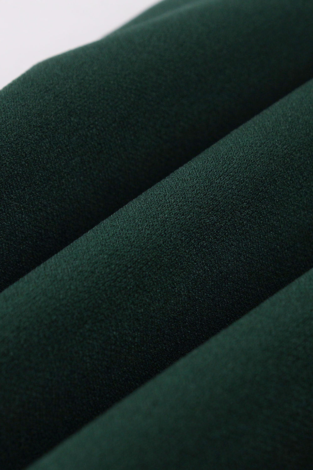 Robe Vert Foncé avec volant Vintage