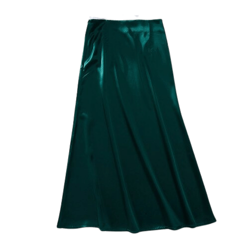 Jupe Vintage Mi-Longue Unie