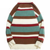 Pull vintage col rond