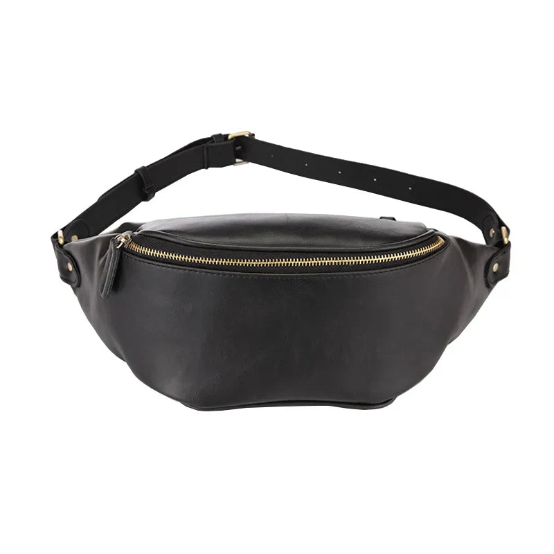 Sac Banane en Cuir style Vintage