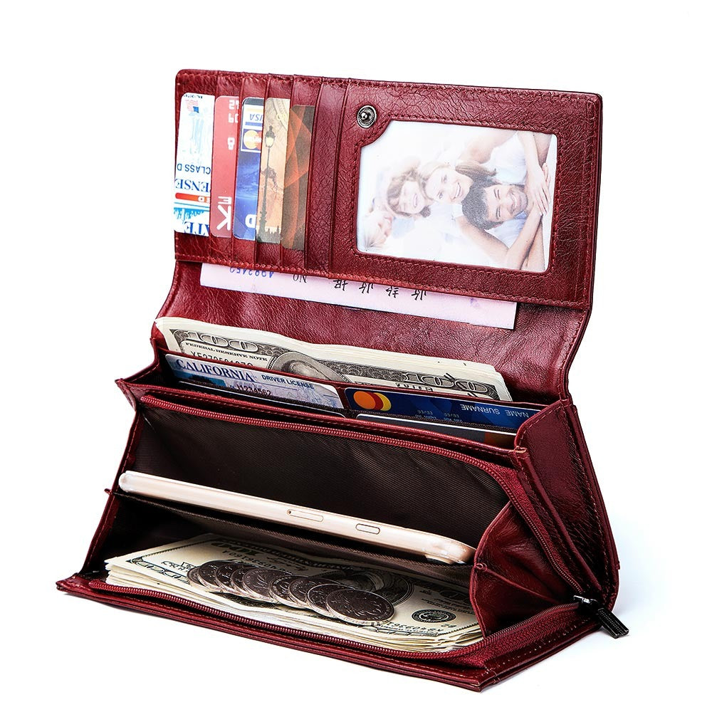 Portefeuille Femme Casual Vintage