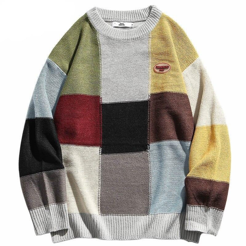 Pull coloré vintage