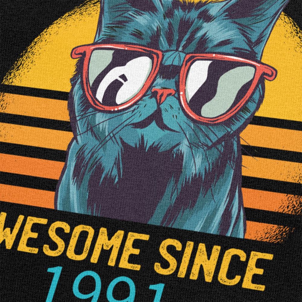 T-shirt Vintage Chat