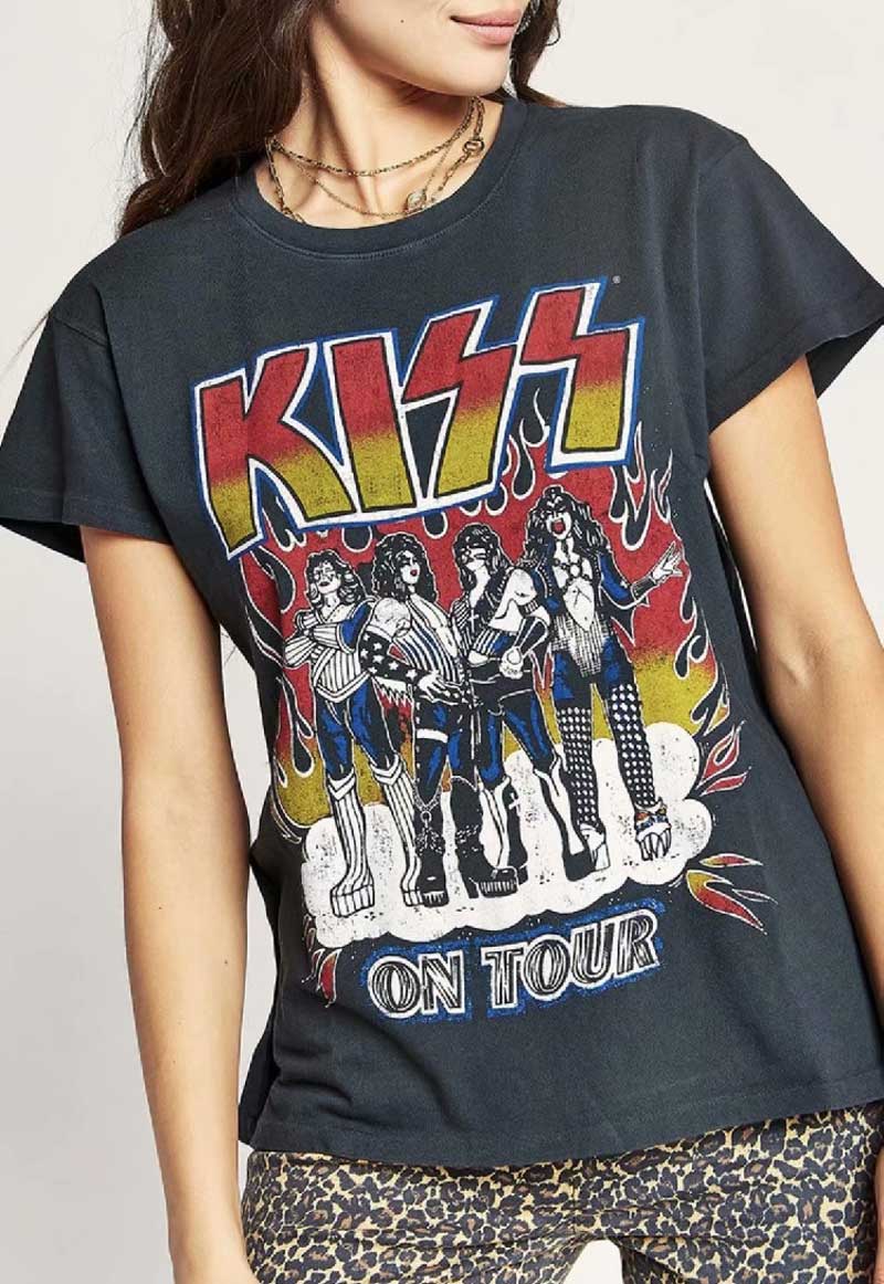 T-shirt Kiss Vintage