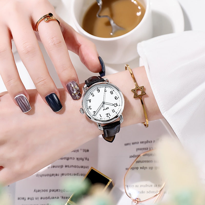 Montre Femme Cuir Vintage