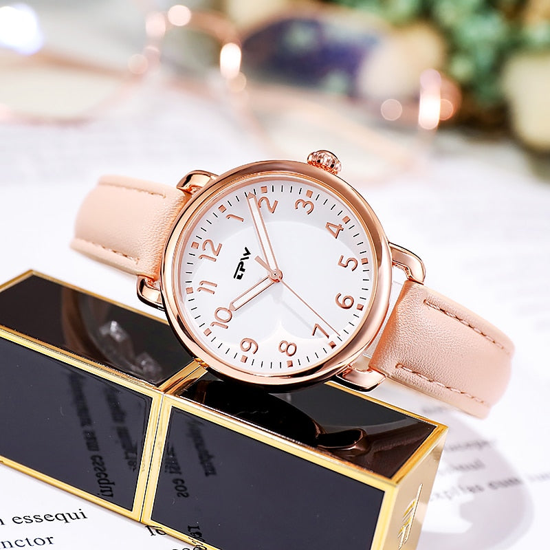Montre Femme Cuir Vintage