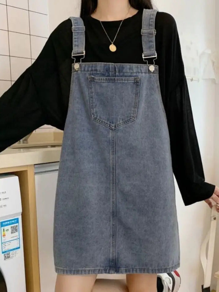 Robe Salopette Jean Femme