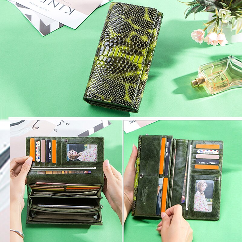 Portefeuille Femme Serpent