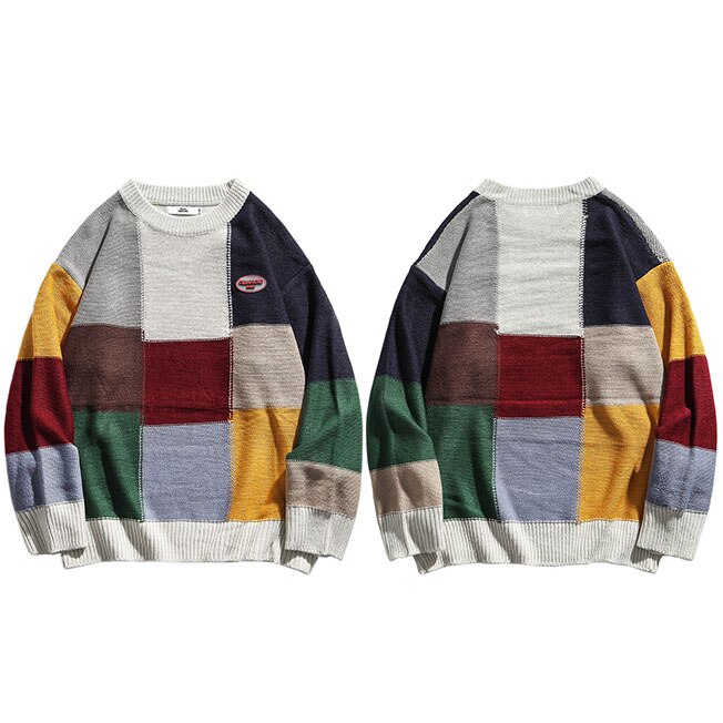 Pull coloré vintage