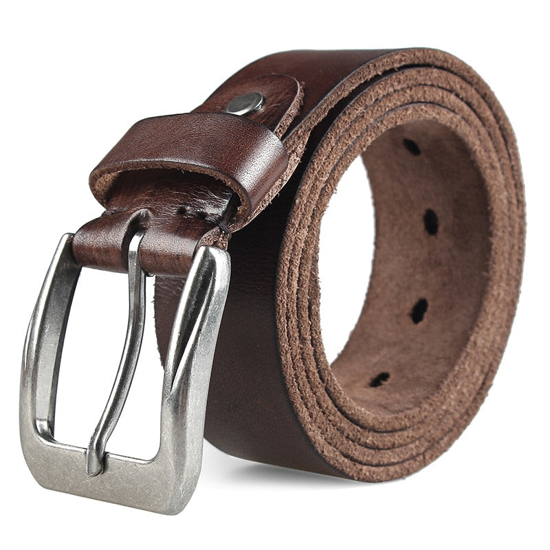 Ceinture Cuir Vintage Homme