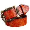 Ceinture Cuir Vintage Femme