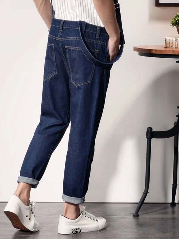 Salopette Bleu Jeans Homme