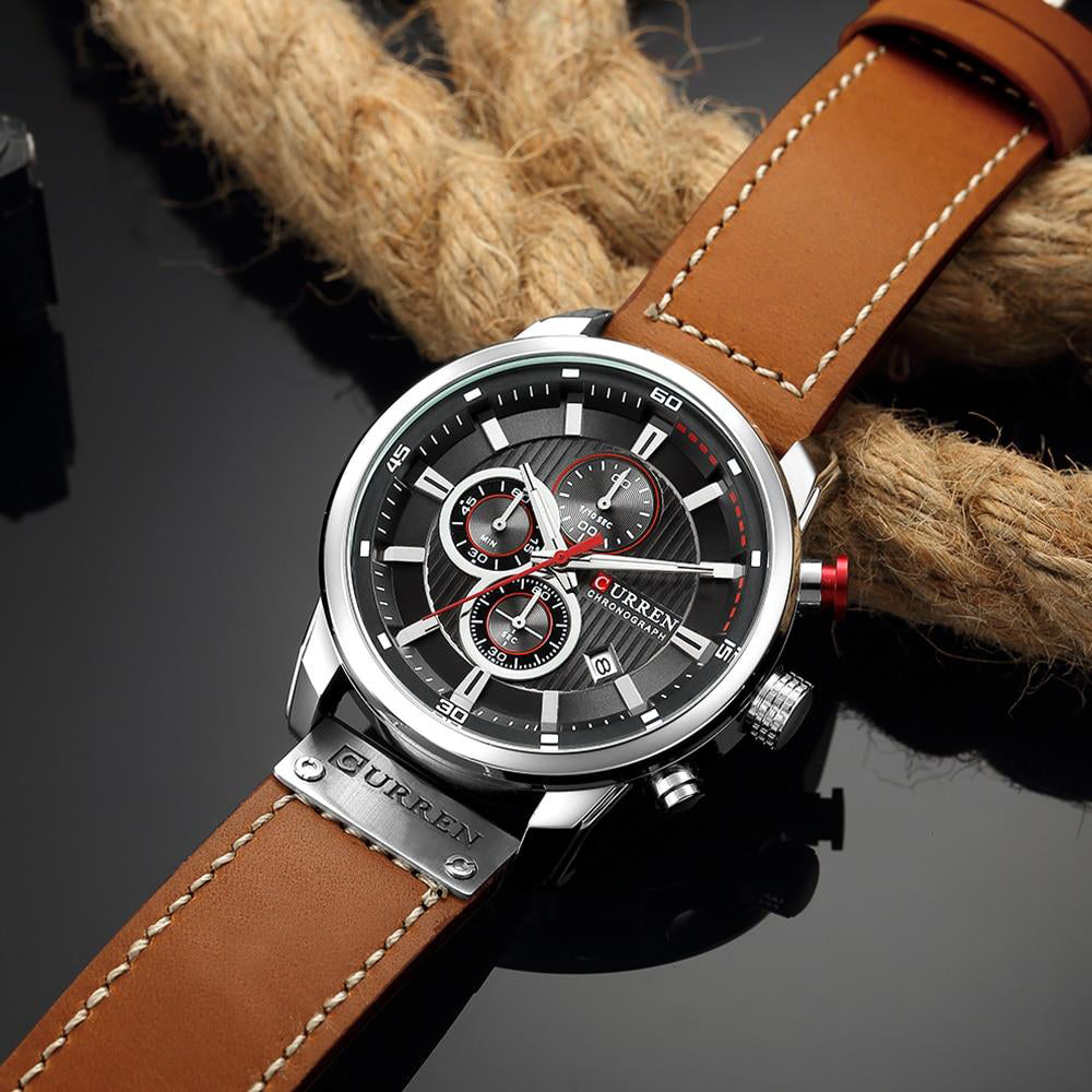 Montre Cuir Homme Vintage