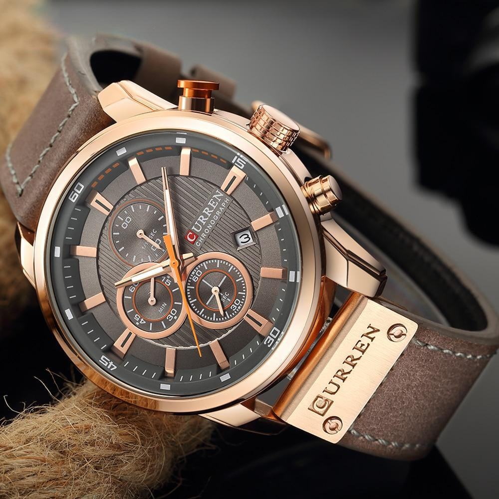 Montre Cuir Homme Vintage