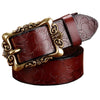 Ceinture Cuir Vintage Femme