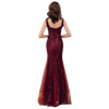 Robe Gatsby à Paillettes Dorées