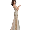 Robe Gatsby à Paillettes Dorées