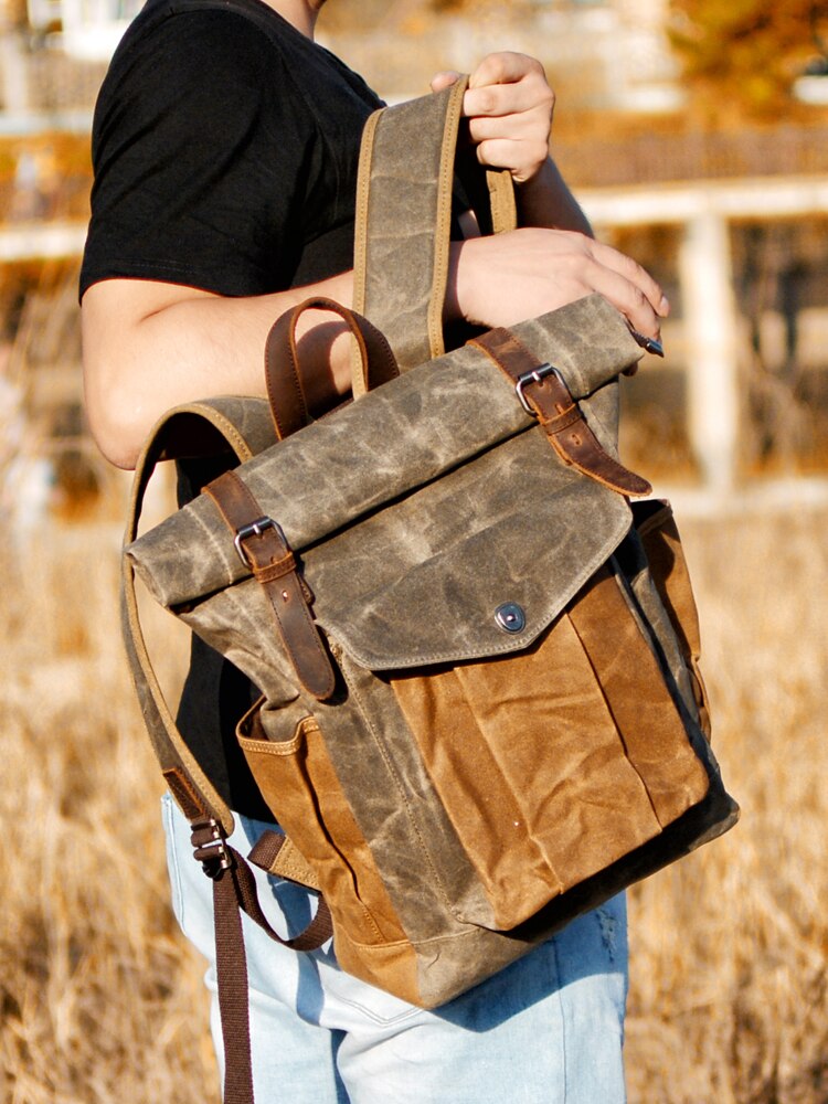 Sac à Dos Vintage Toile