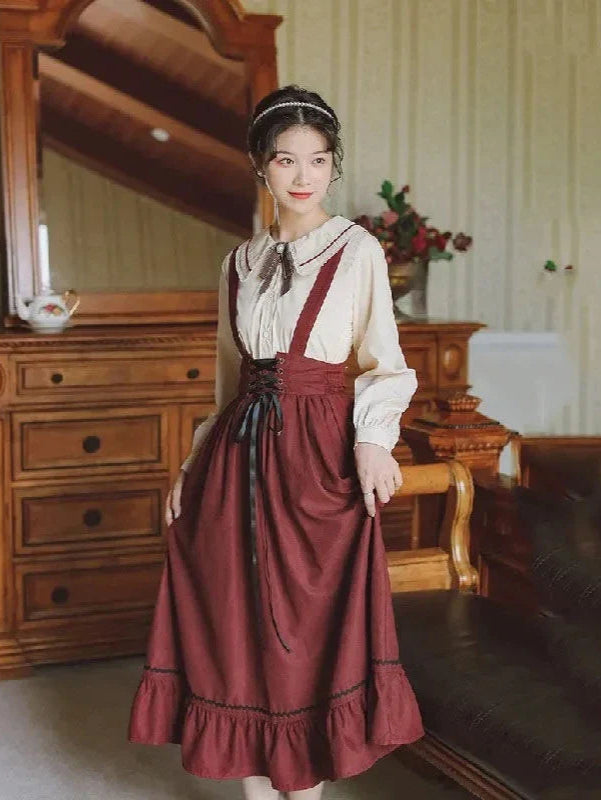 Salopette Robe Style Retro