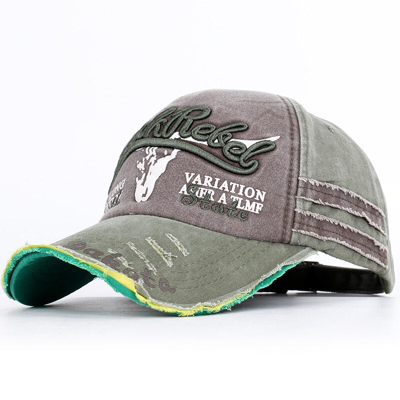 Casquette biker vintage