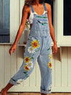 Salopette Jean Boho Florale