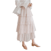 Vintage Long Ruffled Skirt