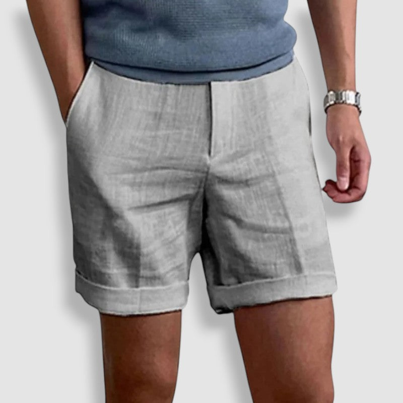 Short Lin Artisanat Raffiné