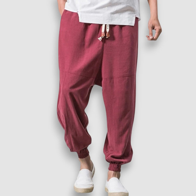 Pantalon Harajuku Velour Côtelé